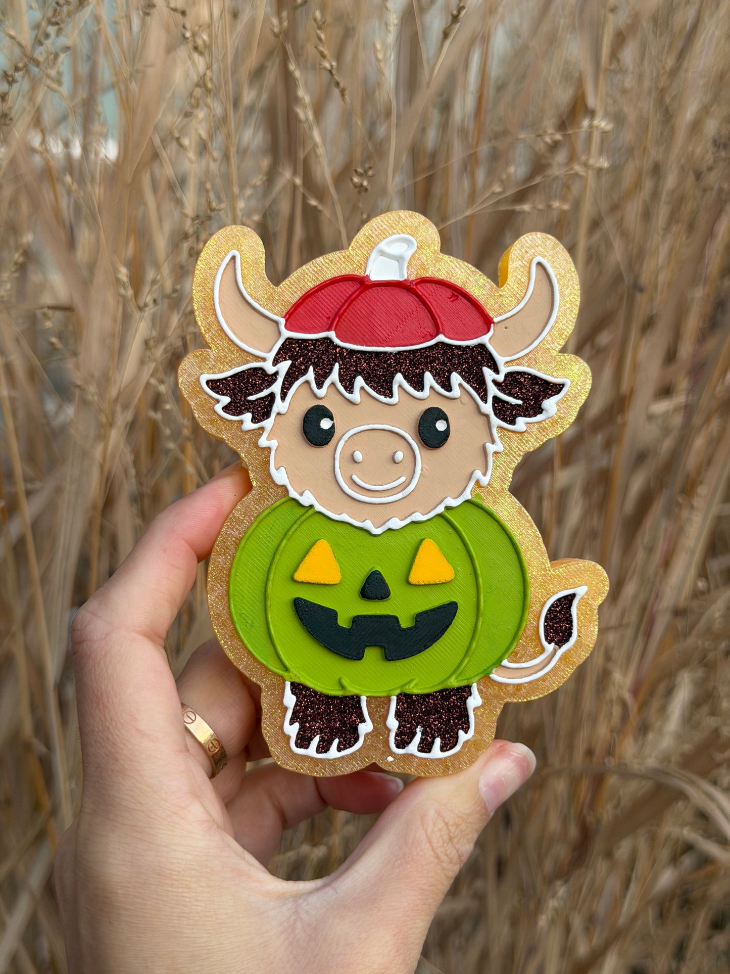 Green man highland cow