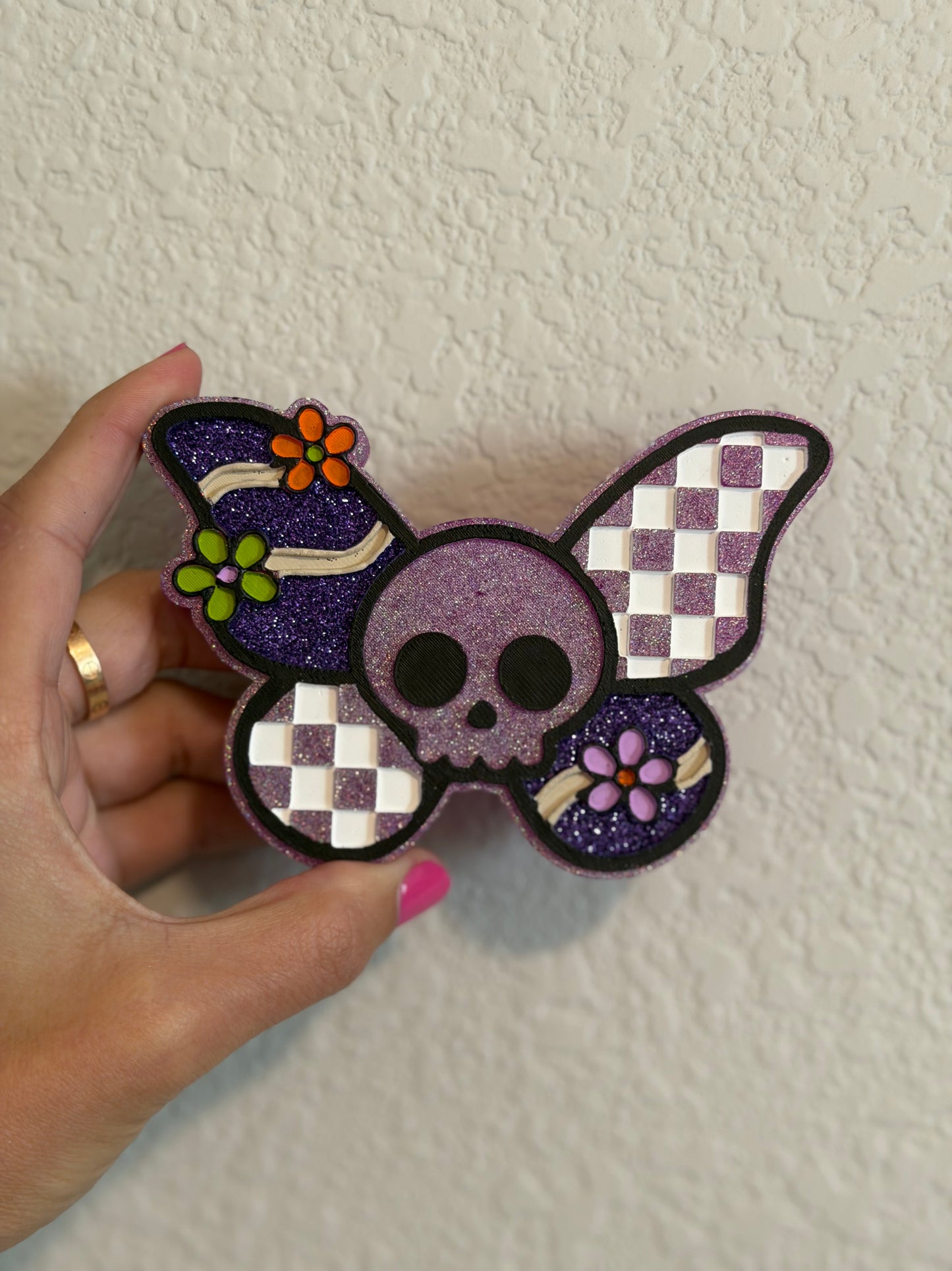 Purple Skull butterfly