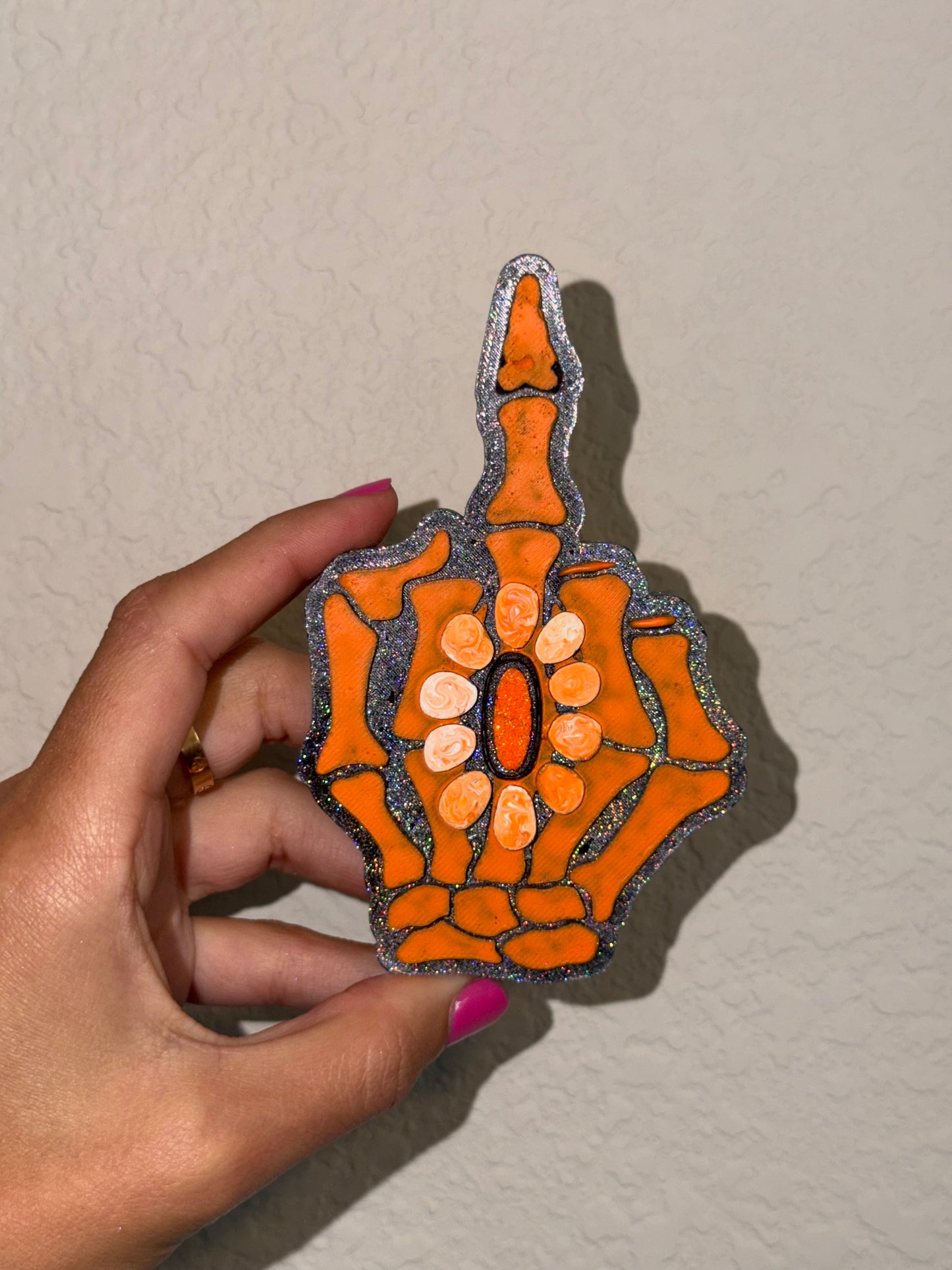Orange Skelly Hand
