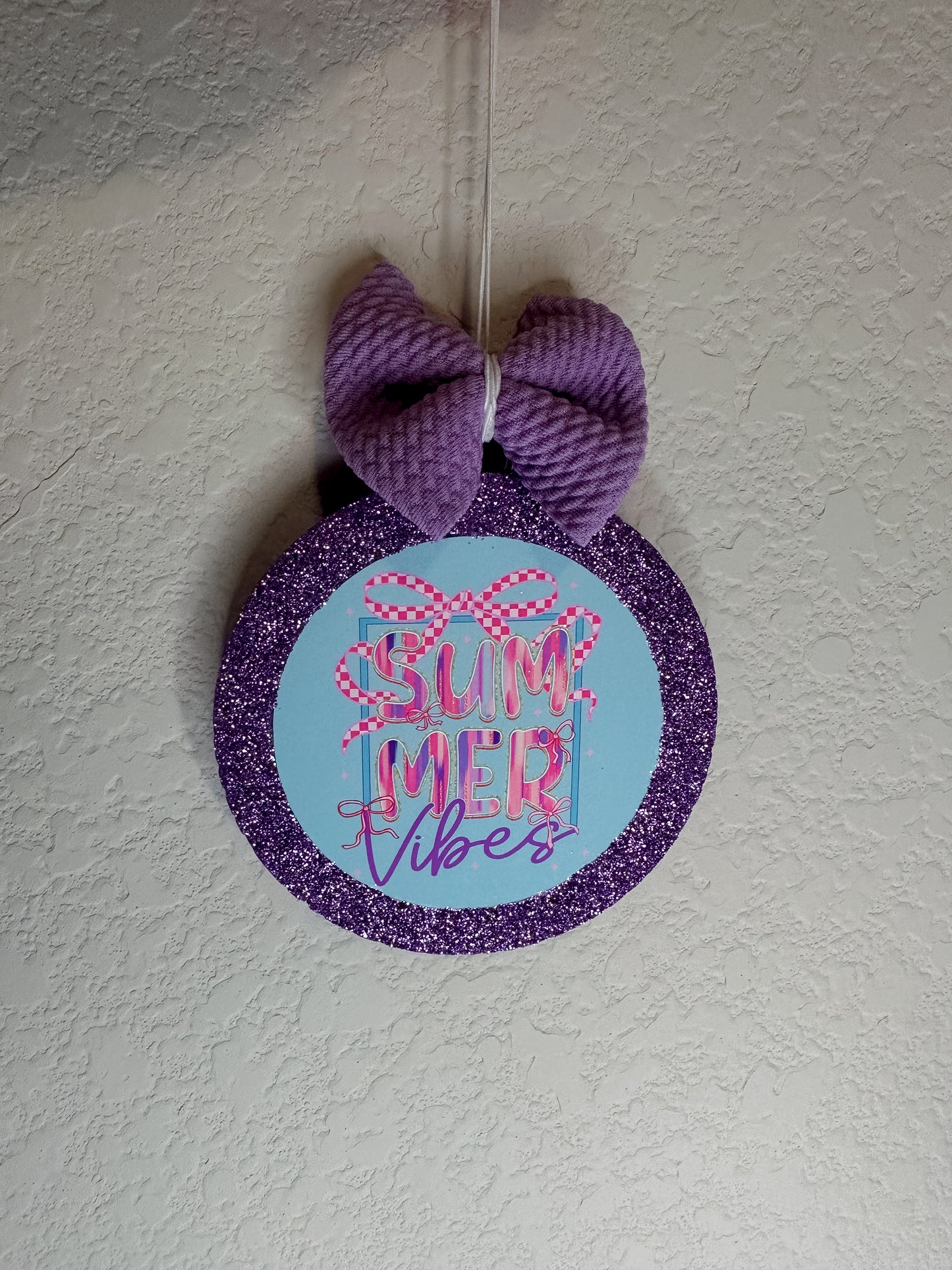 Summer Vibes w/ Purple Bow
