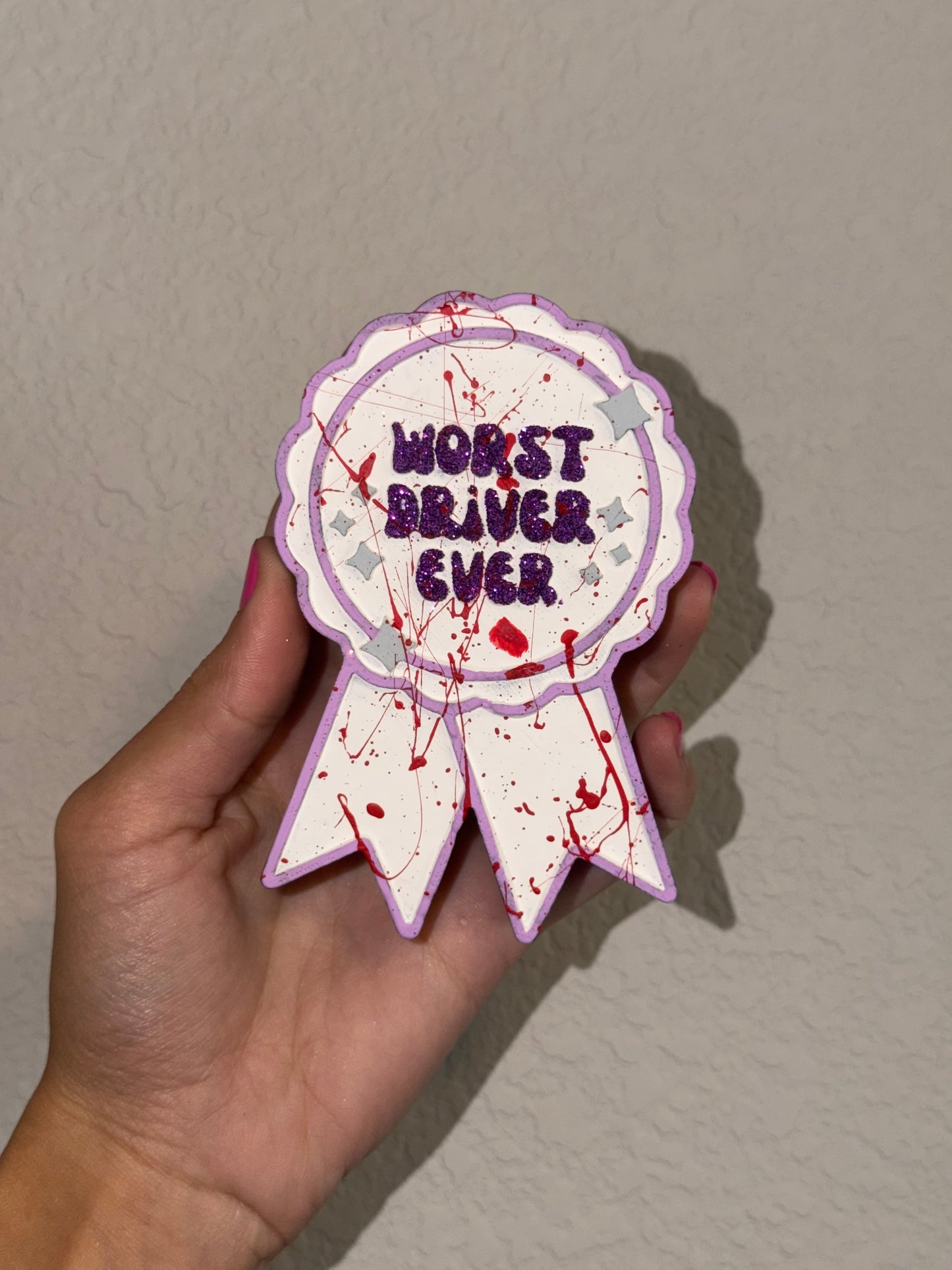 Spooky Worst Driver Ever Purple