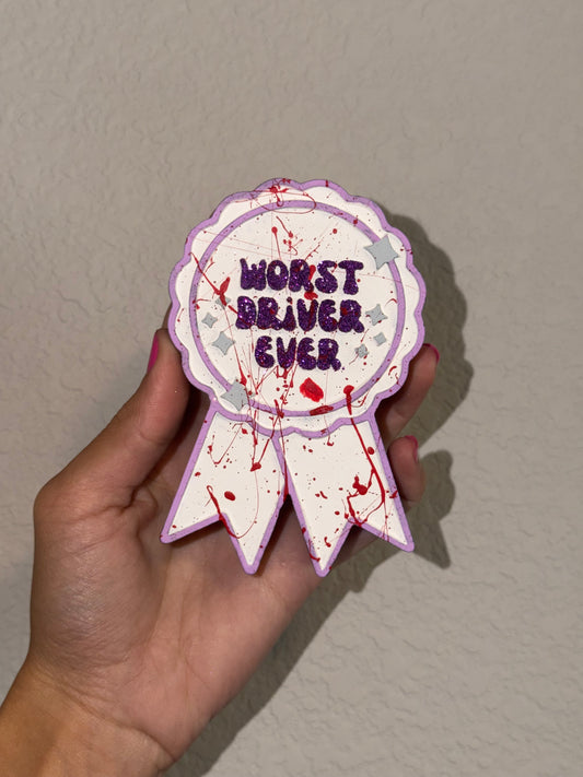 Spooky Worst Driver Ever Purple