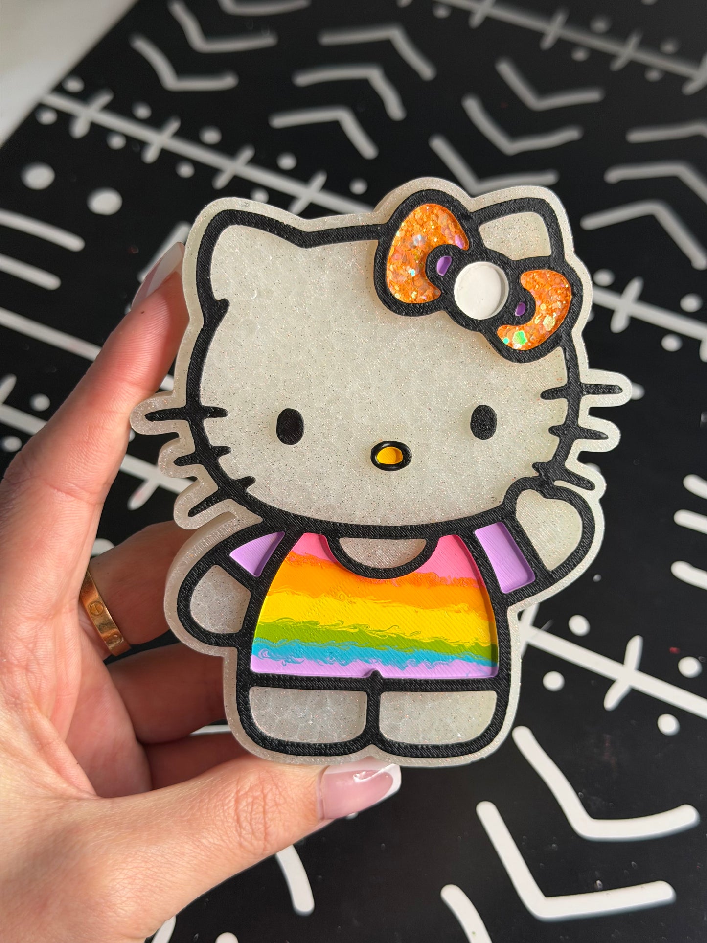 Tie dye Kitty
