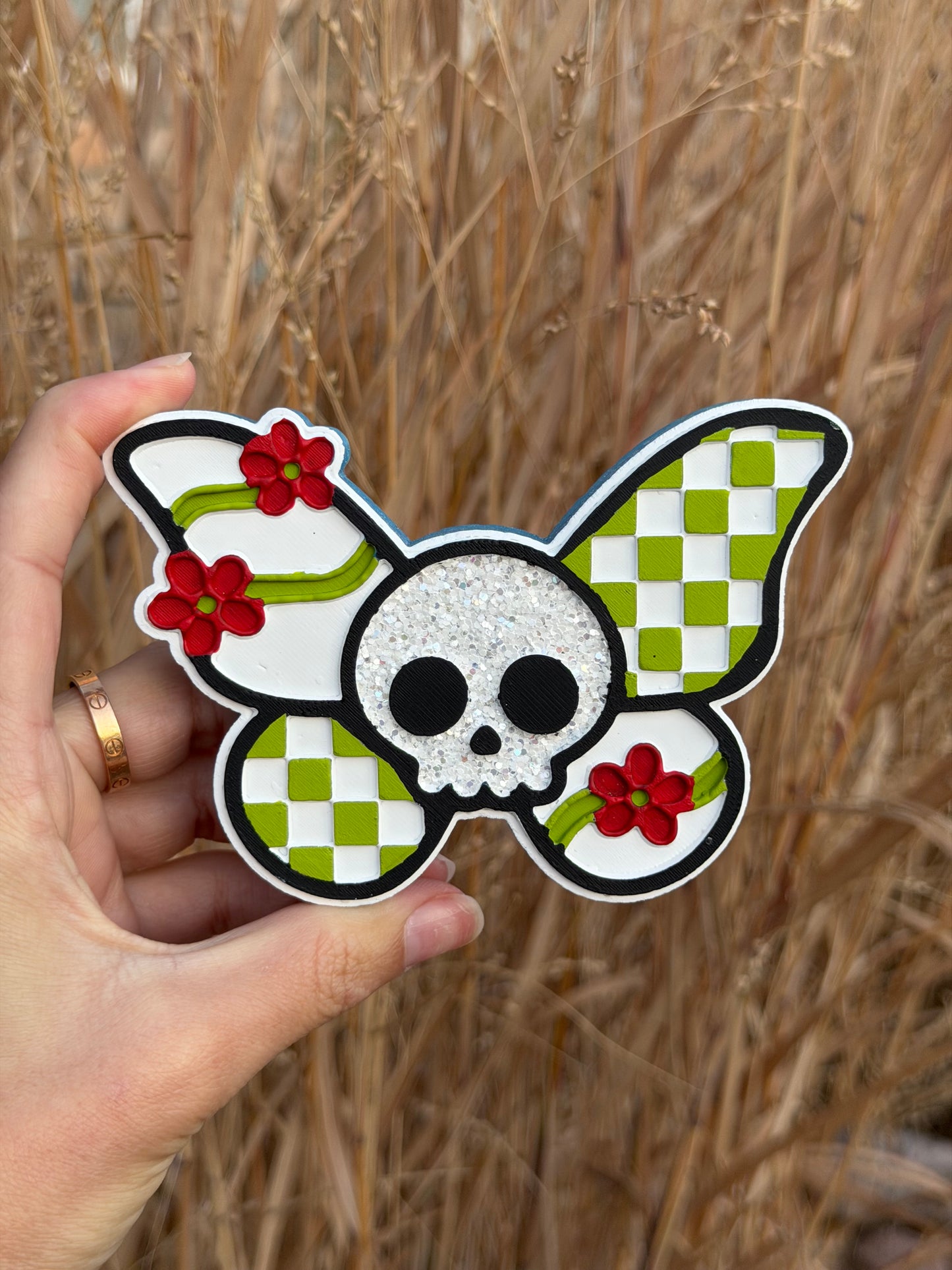 Glitter Christmas butterfly