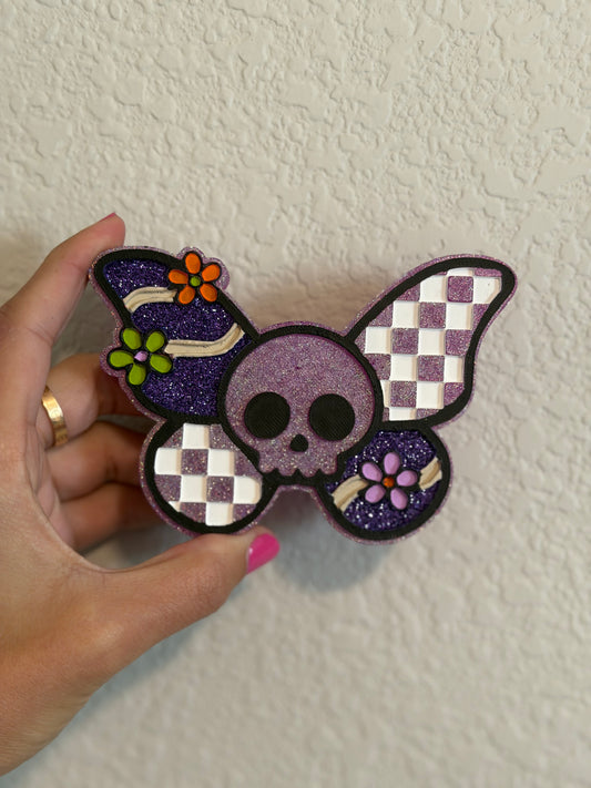 Purple Skull butterfly