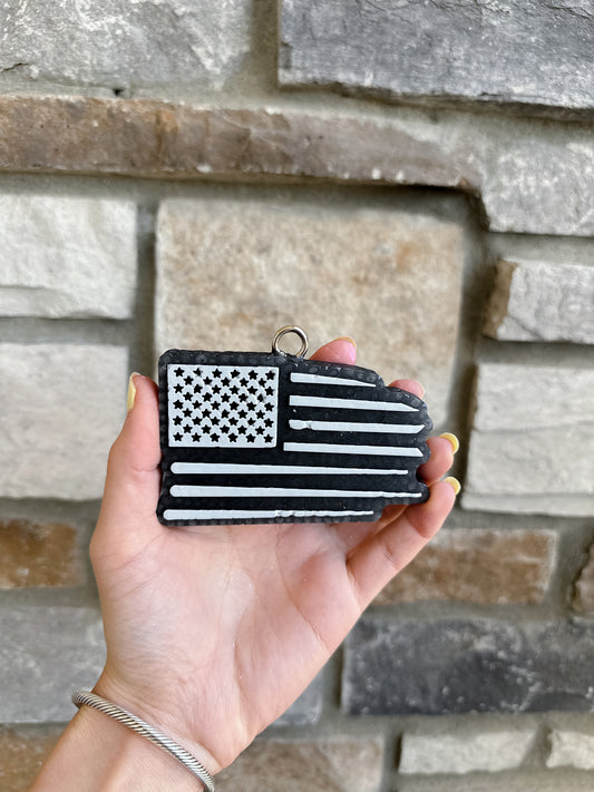 Grey Distressed Flag