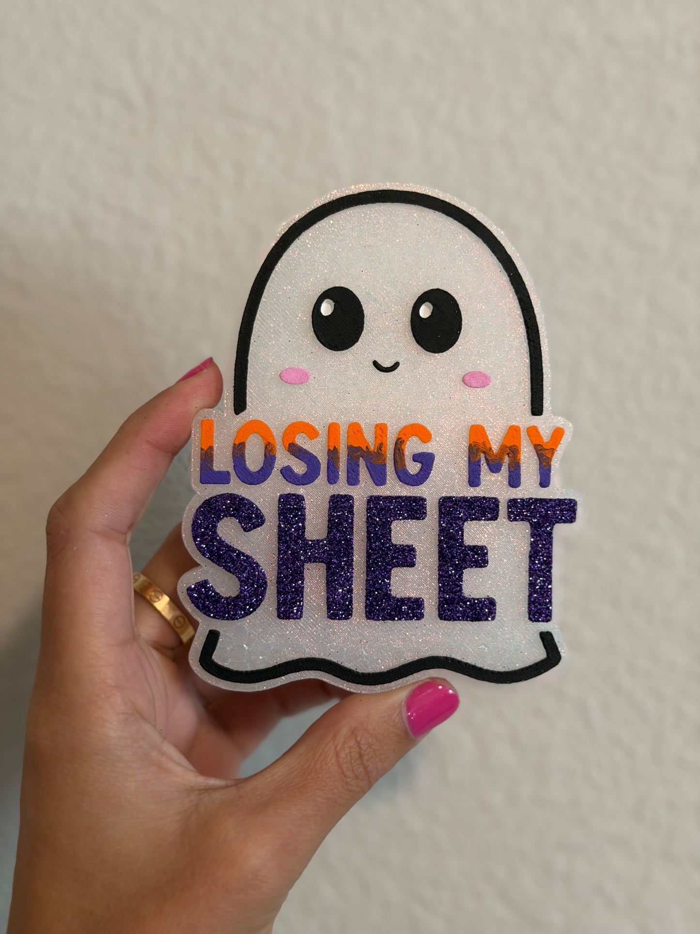 Losing My Sheet purple/orange