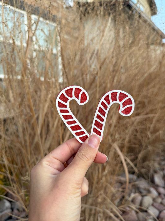 Candy cane vent clips