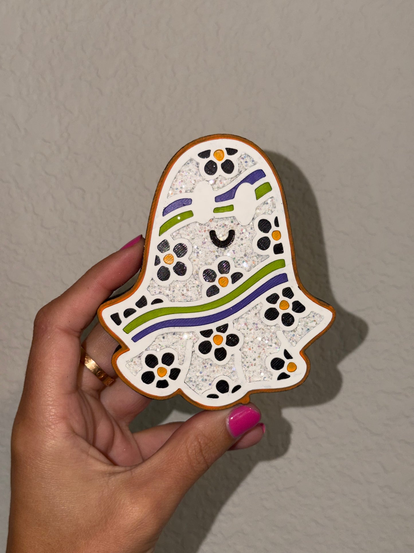 Groovy Ghost purple/green