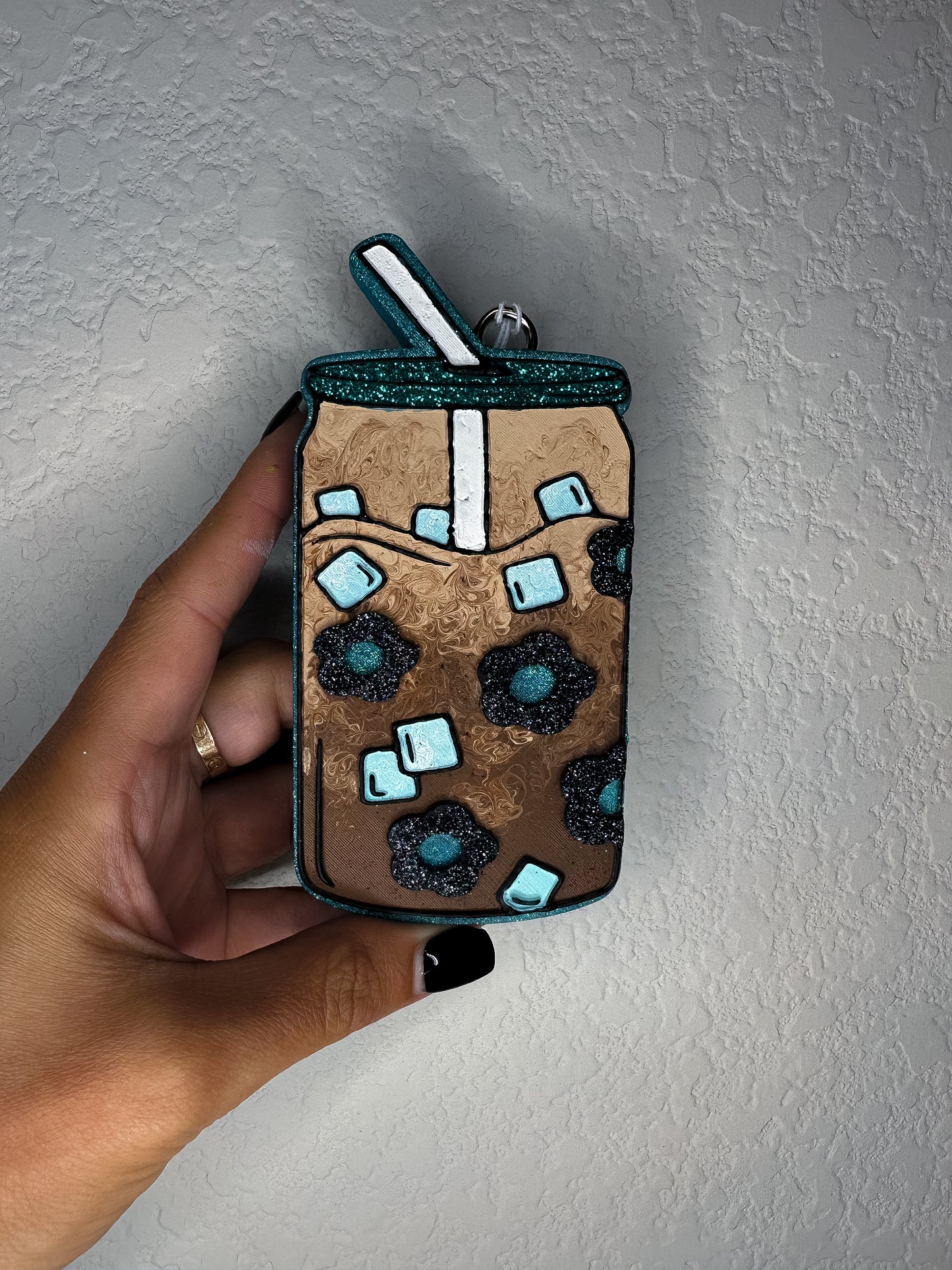 Floral Iced Coffee