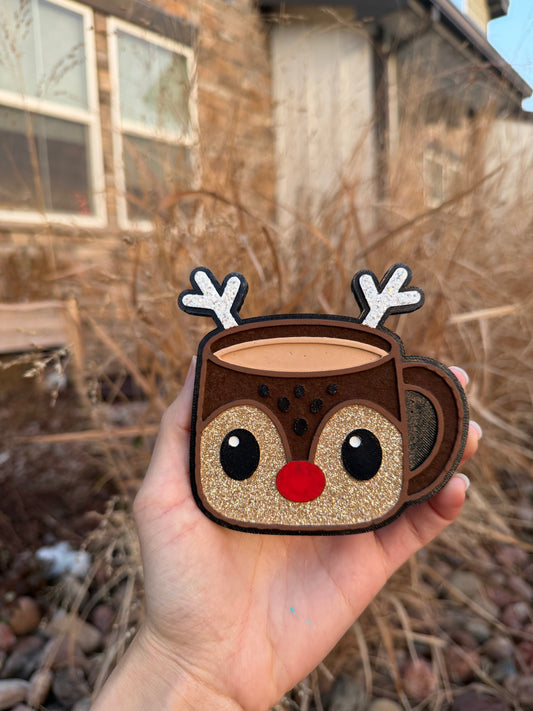 Reindeer Christmas Cup