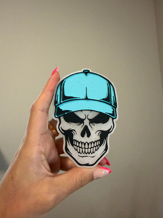 Skull w/ blue cap